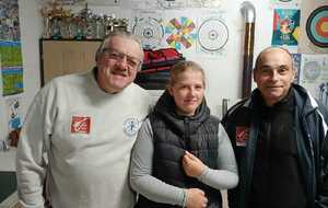 Didier, Domitille et Rudy prêts à partir pour Chiry Ourscamp
